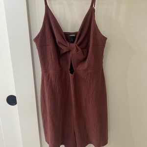 Wild fable burgundy romper